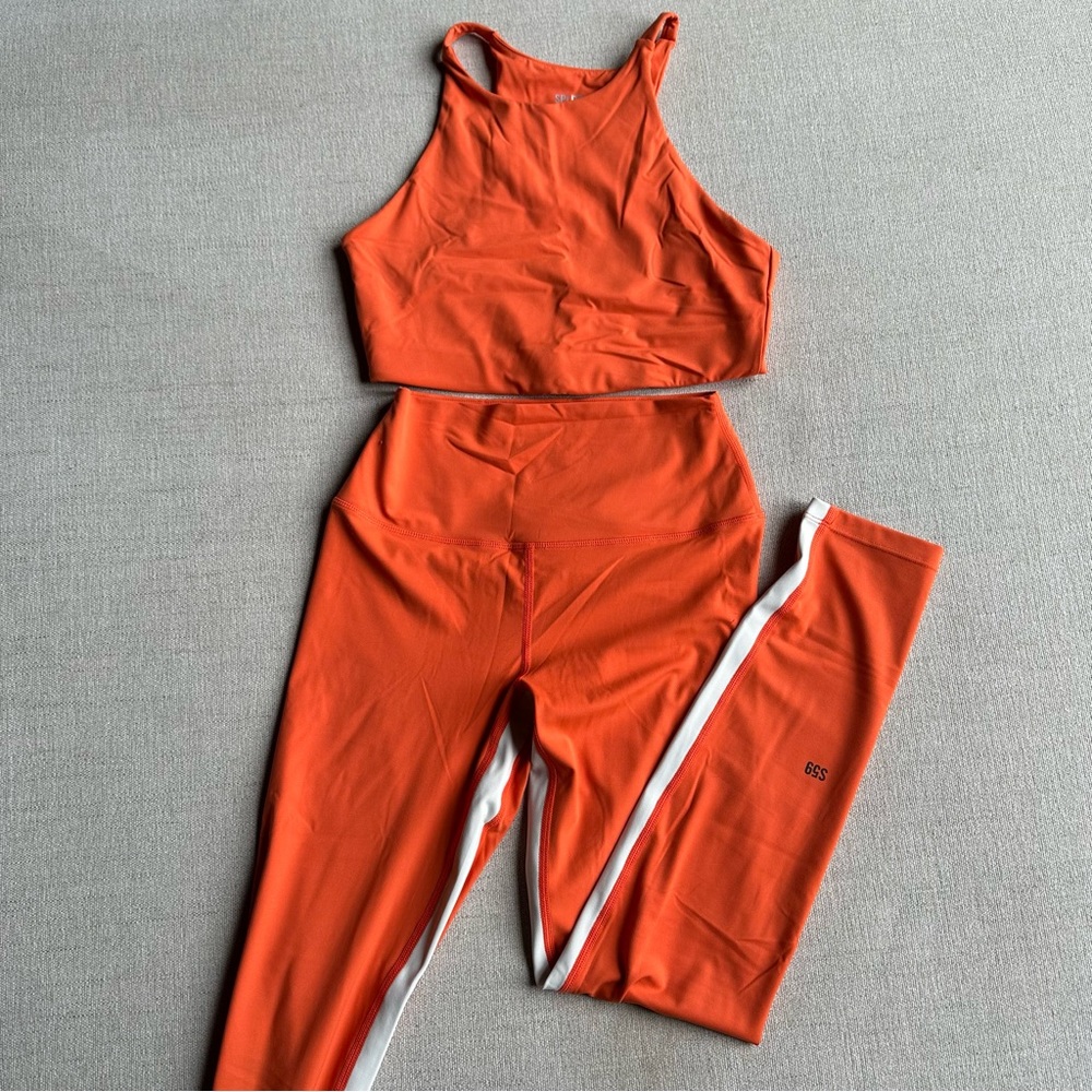 Splits59 NEW SET - AERIAL HIGH WAIST  7/8 AND CLAUDIA BRA